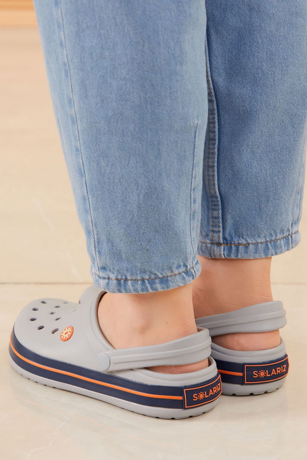 Kadın Gri CROCS TERLIK - 20604