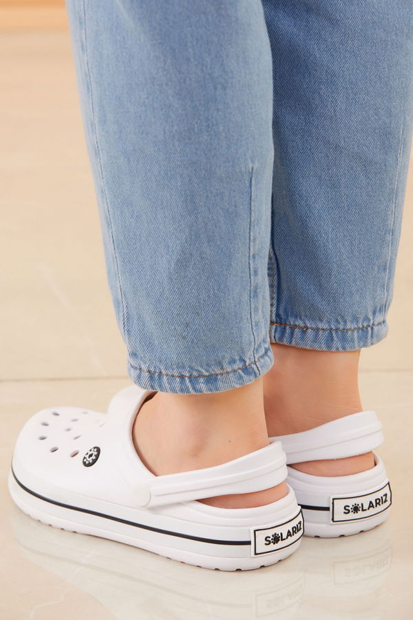 Kadın Beyaz CROCS TERLIK - 20604 BEYAZ