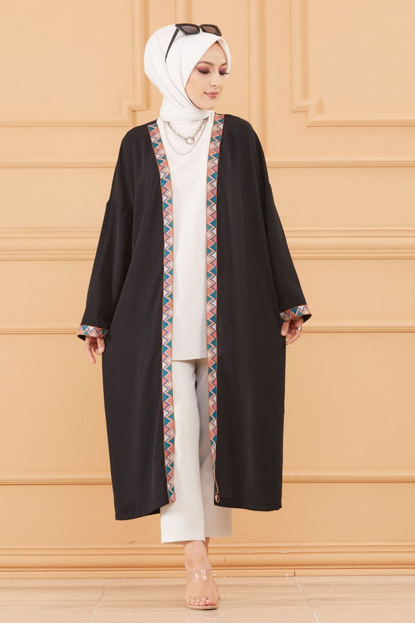 KIMONO CEKET Siyah - 20619