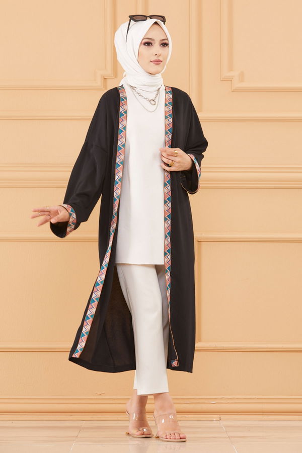 KIMONO CEKET Siyah - 20619