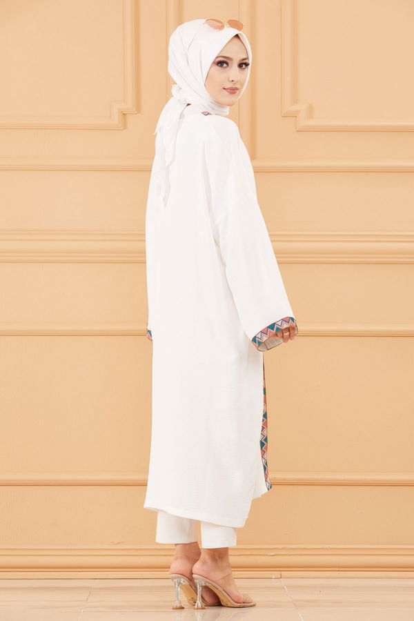 KIMONO CEKET Beyaz - 20619 BEYAZ