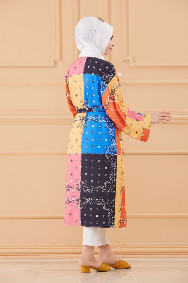 KIMONO CEKET çok Renkli - 20636 ÇOK RENKLİ