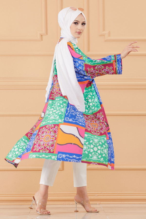 KIMONO CEKET çok Renkli - 20637 ÇOK RENKLİ