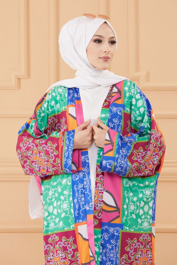 KIMONO CEKET çok Renkli - 20637 ÇOK RENKLİ