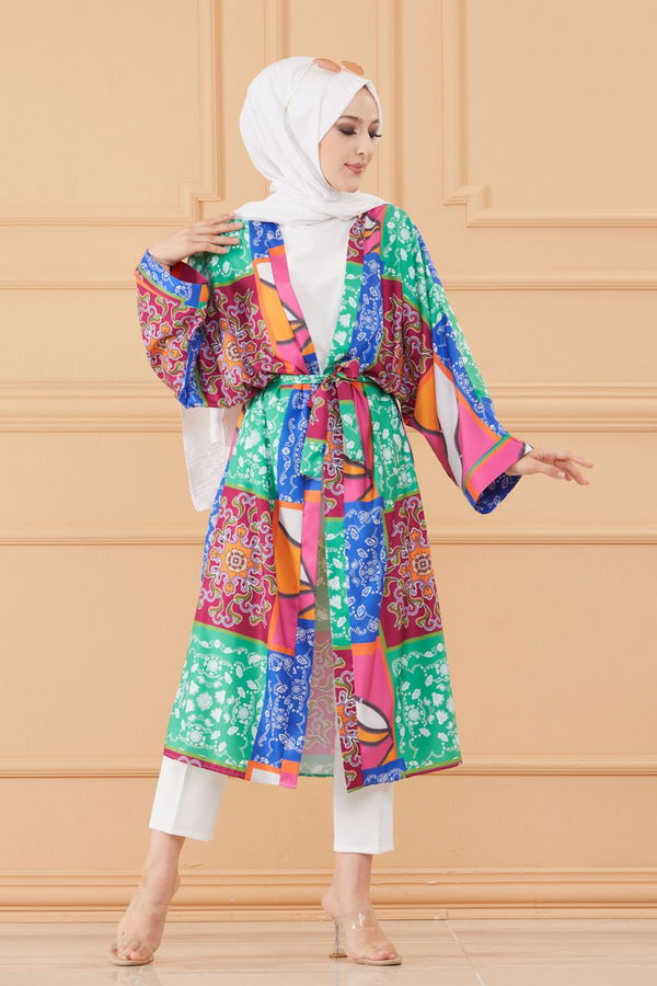KIMONO CEKET çok Renkli - 20637 ÇOK RENKLİ