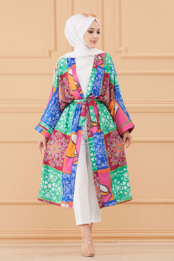 KIMONO CEKET çok Renkli - 20637 ÇOK RENKLİ