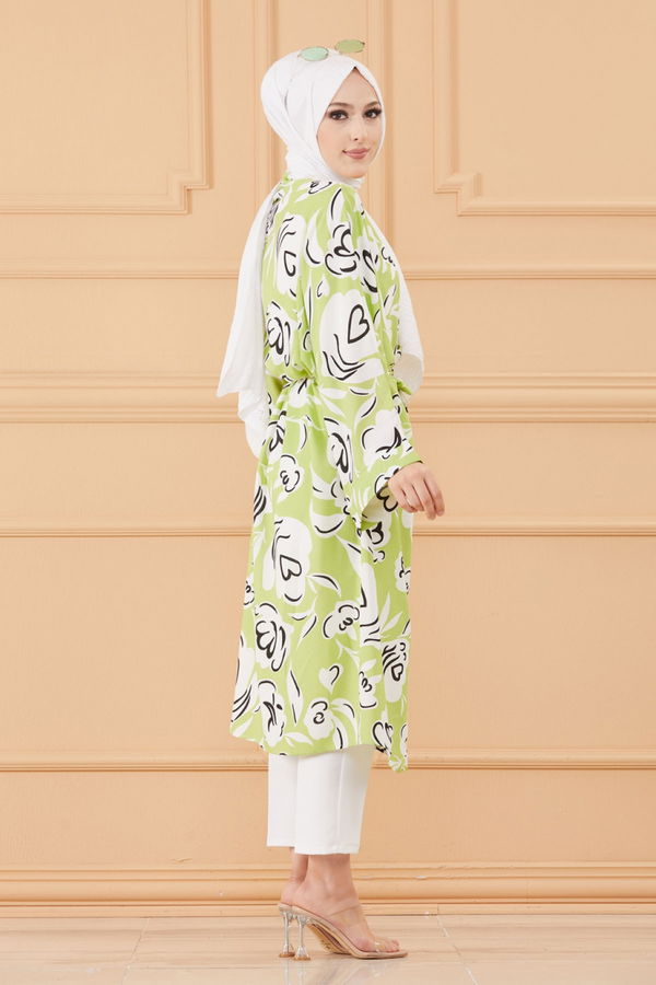KIMONO CEKET Yeşil - 20638 YEŞİL