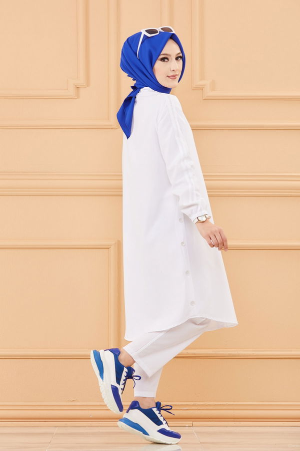 TUNIK PANTOLON Beyaz - 3577