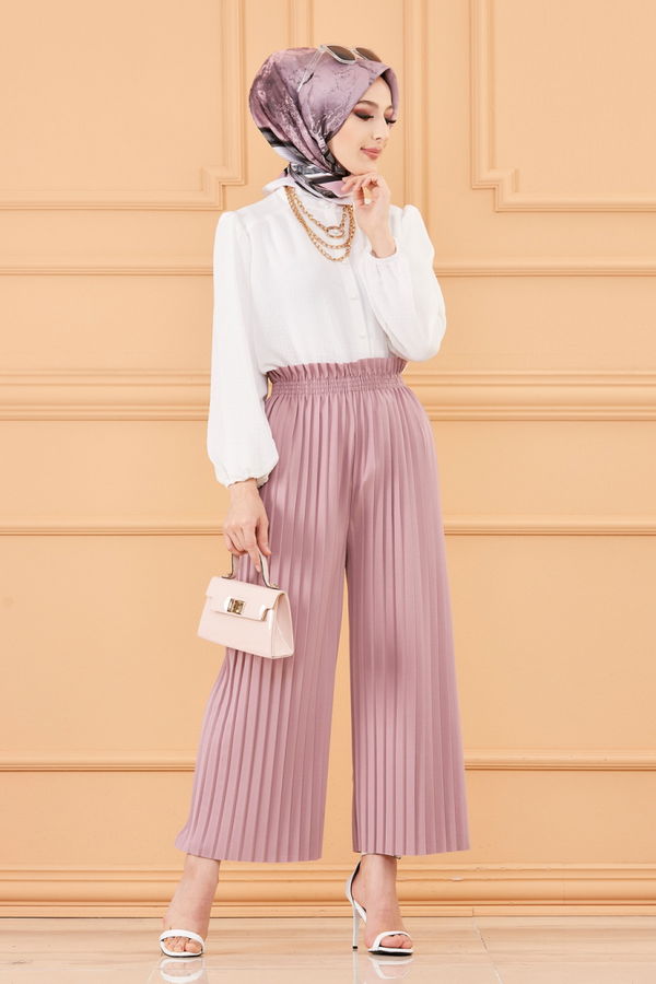 PILISELI PANTOLON Lila - 8705