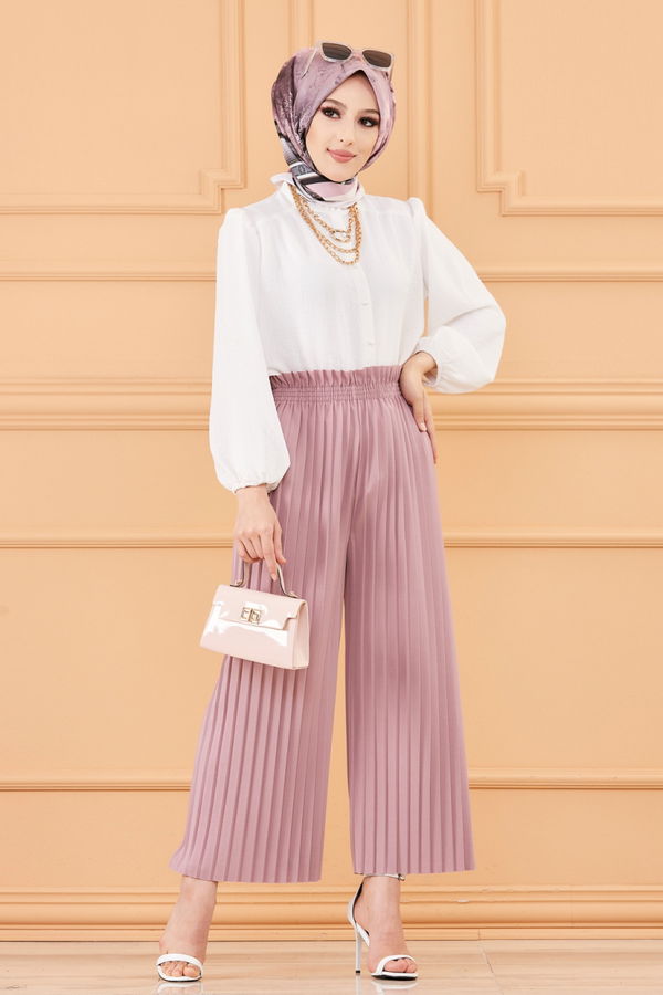 PILISELI PANTOLON Lila - 8705