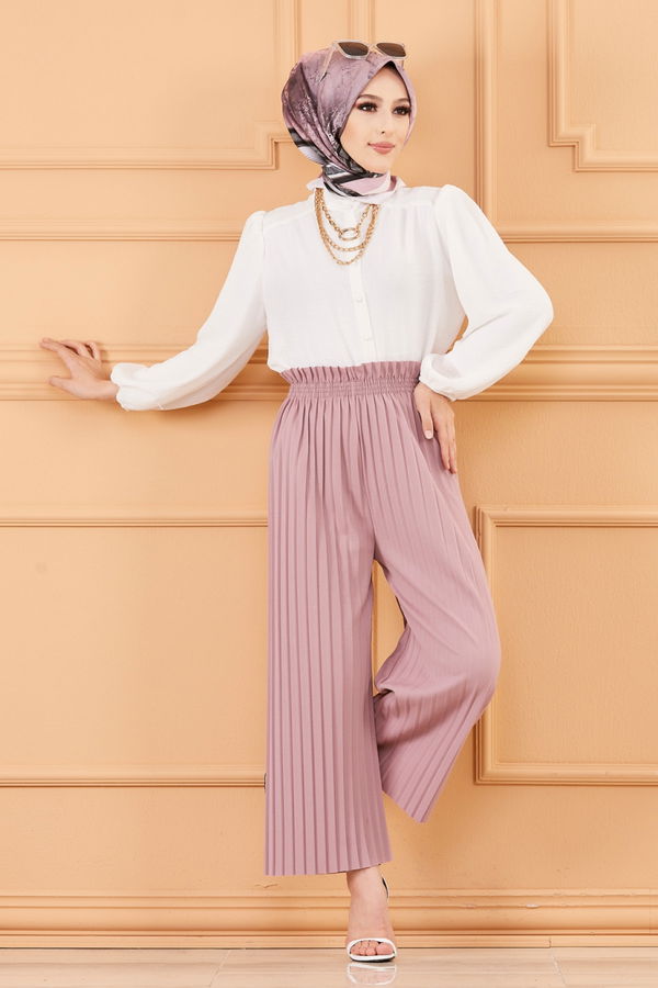 PILISELI PANTOLON Lila - 8705