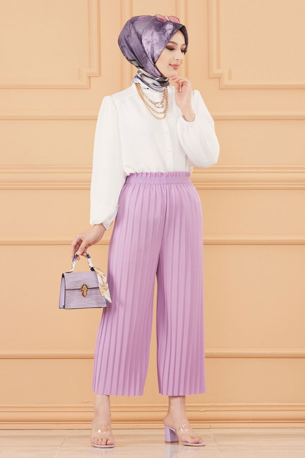 PILISELI PANTOLON Lila - 8705 LİLA