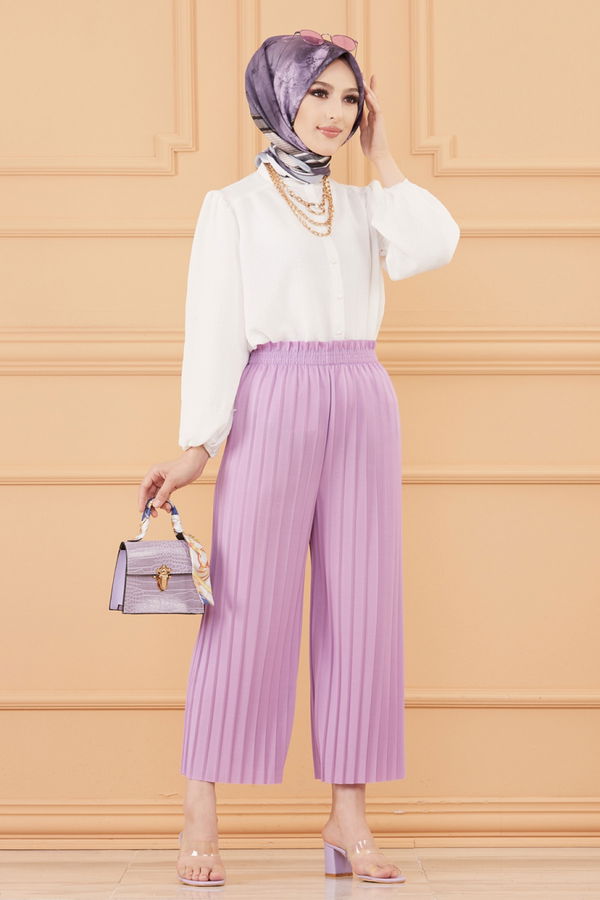 PILISELI PANTOLON Lila - 8705 LİLA