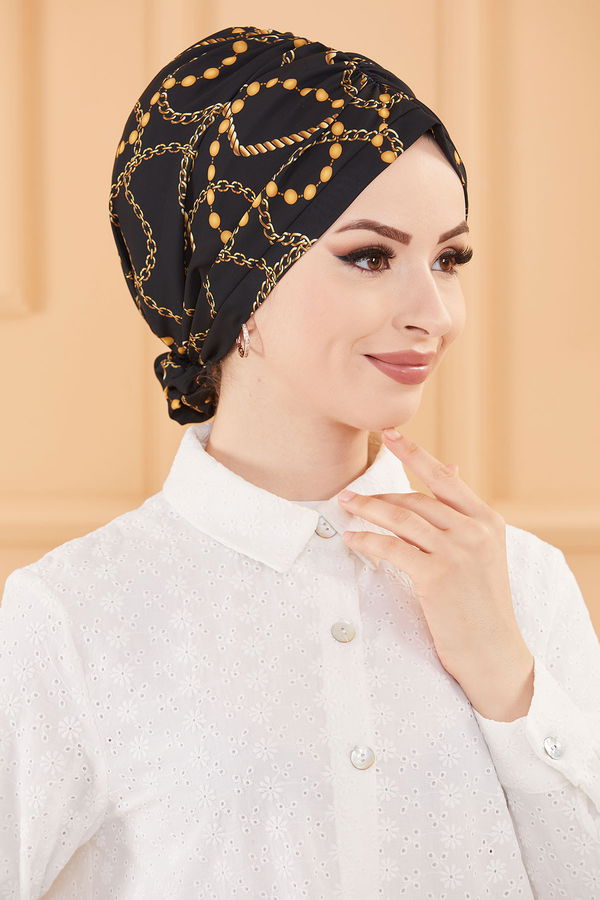 DESENLI ESARP Siyah - 30023 SİYAH