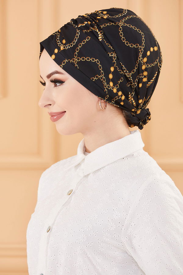 DESENLI ESARP Siyah - 30023 SİYAH