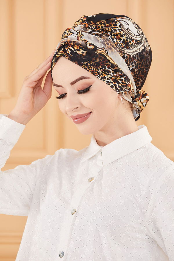 DESENLI ESARP Siyah - 30023 SİYAH