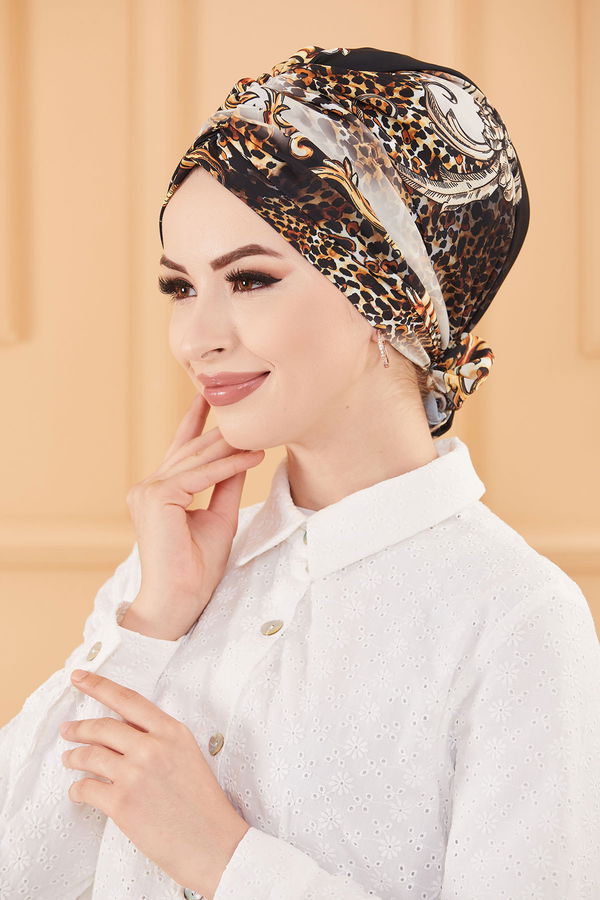 DESENLI ESARP Siyah - 30023 SİYAH