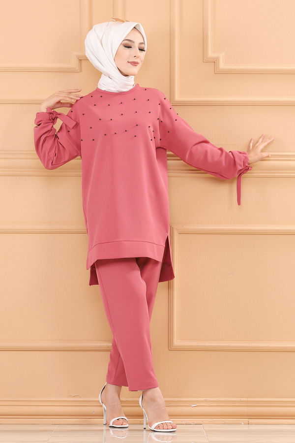 TUNIK PANTOLON Pembe - 3502 PEMBE