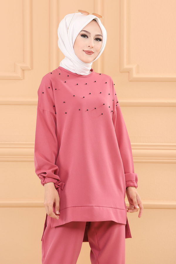 TUNIK PANTOLON Pembe - 3502 PEMBE