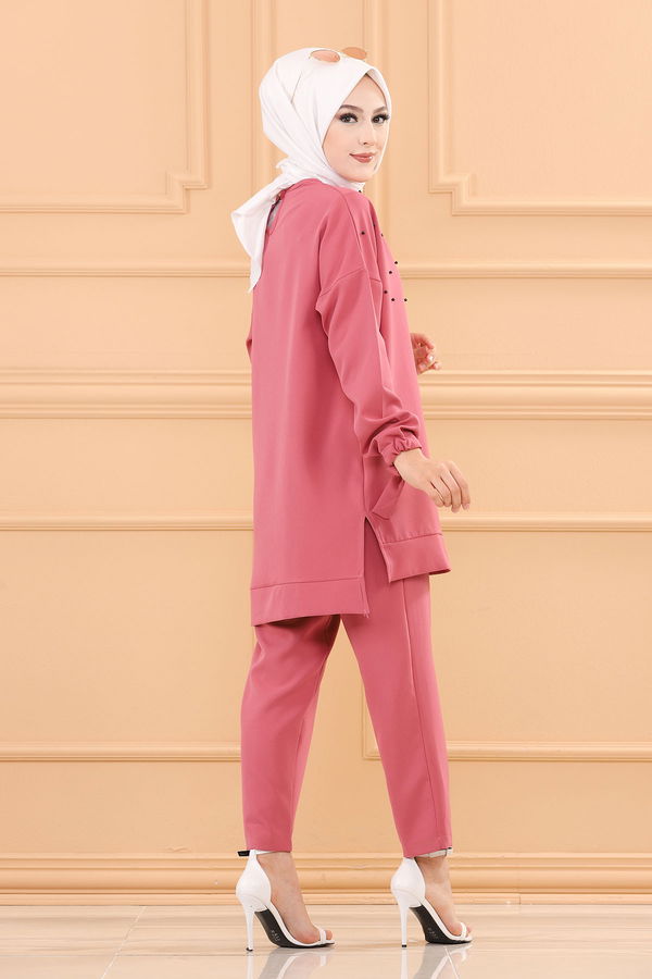 TUNIK PANTOLON Pembe - 3502 PEMBE