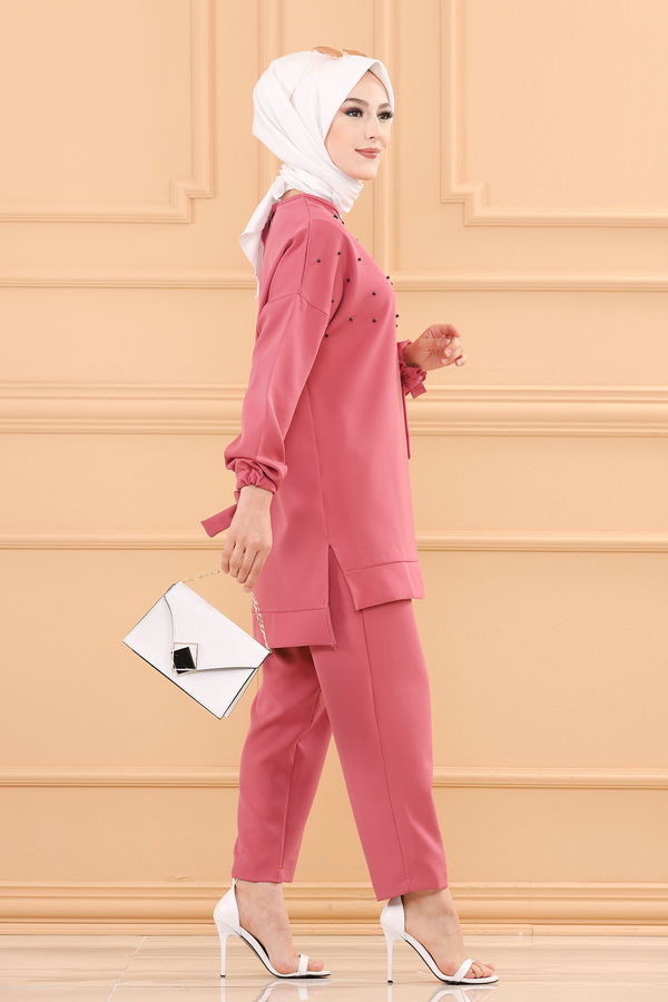 TUNIK PANTOLON Pembe - 3502 PEMBE