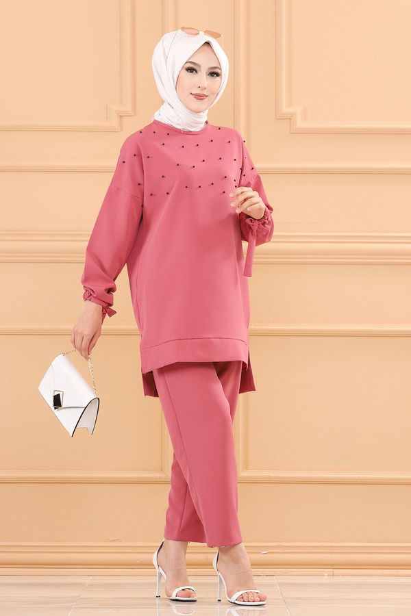 TUNIK PANTOLON Pembe - 3502 PEMBE