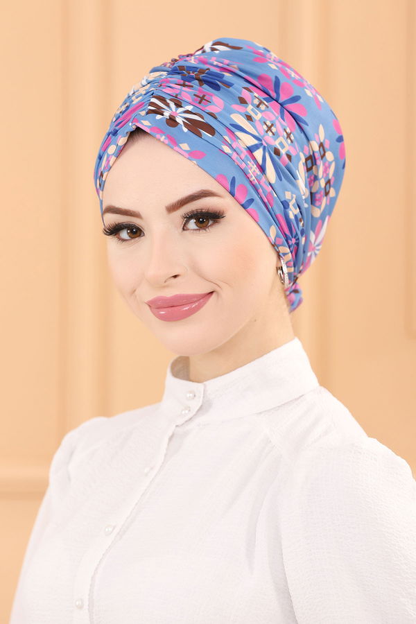 DESENLI ESARP Mavi - 30041
