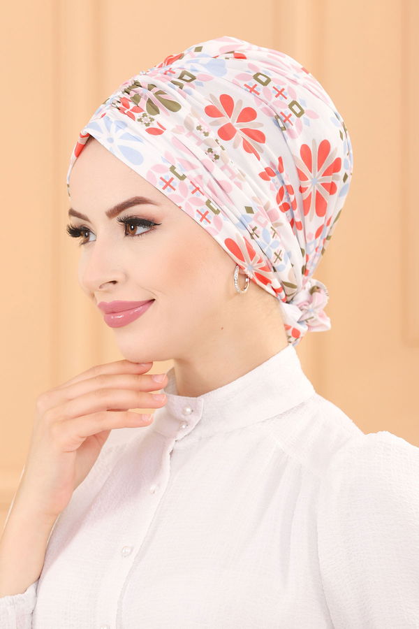 DESENLI ESARP Beyaz - 30041 BEYAZ