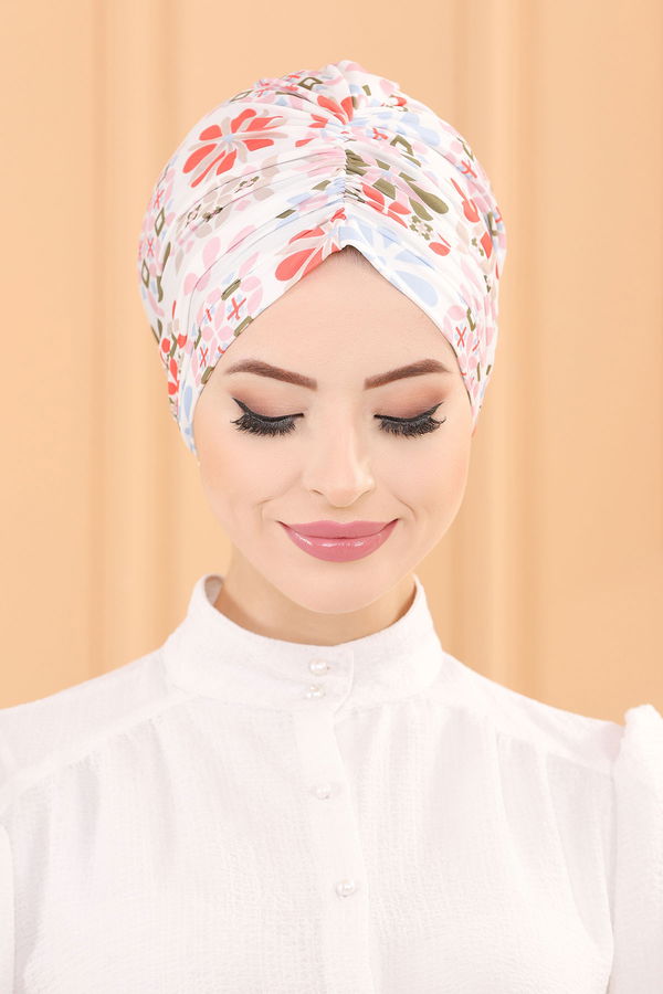 DESENLI ESARP Beyaz - 30041 BEYAZ