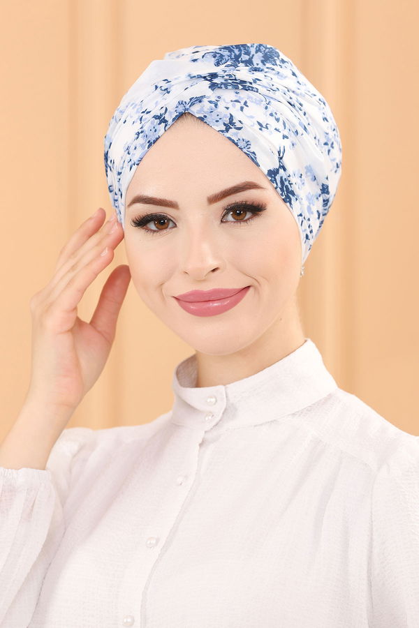 DESENLI BONE Mavi - 30043 MAVİ
