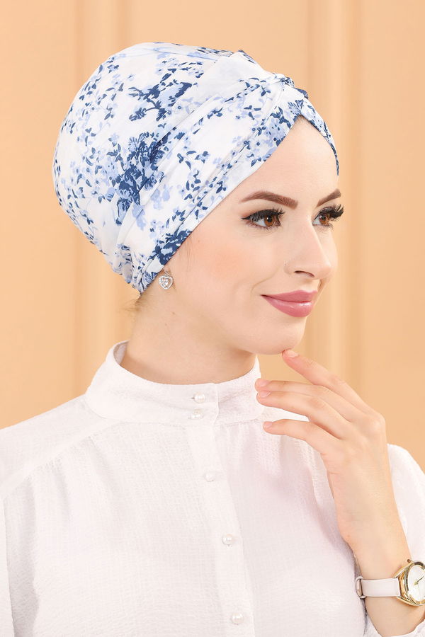 DESENLI BONE Mavi - 30043 MAVİ