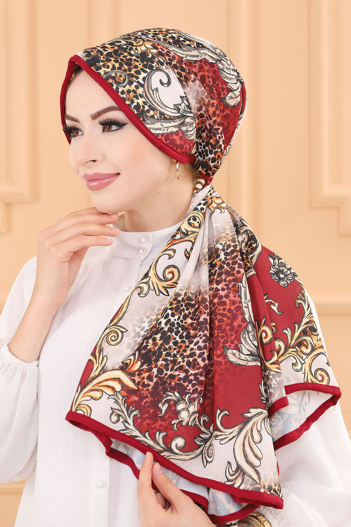 DESENLI ESARP Bordo - 30038