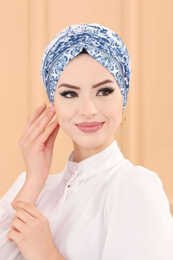 DESENLI ESARP Mavi - 30040 MAVİ