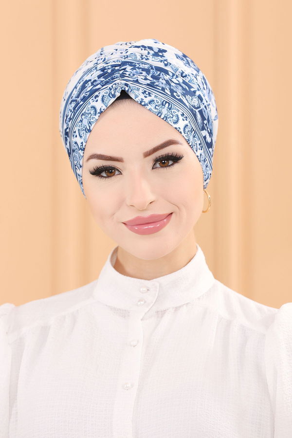 DESENLI ESARP Mavi - 30040 MAVİ
