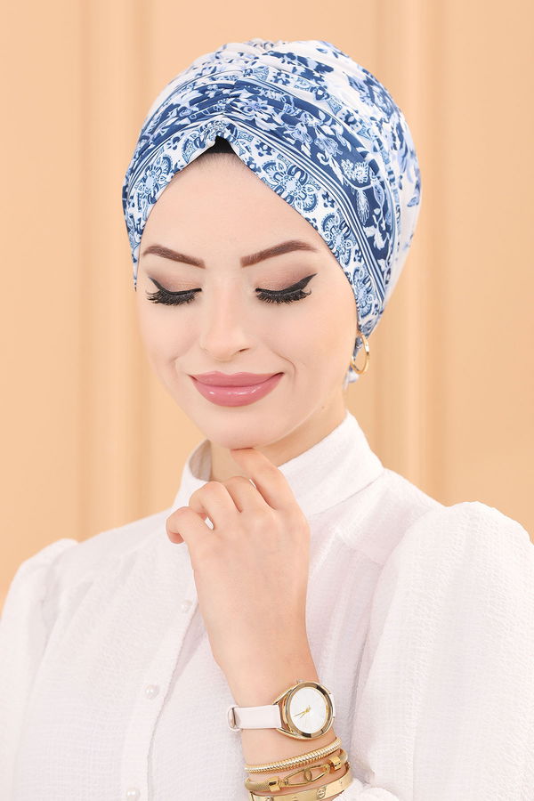 DESENLI ESARP Mavi - 30040 MAVİ