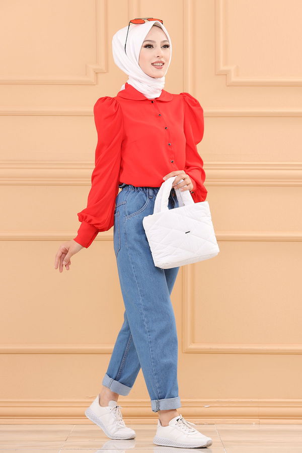 KOT PANTOLON Mavi - 8854 MAVİ