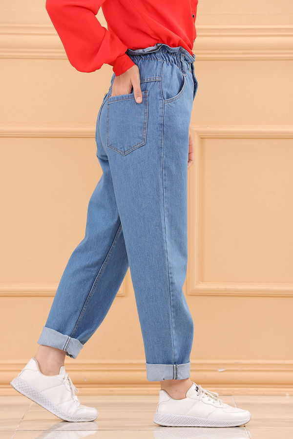 KOT PANTOLON Mavi - 8854 MAVİ