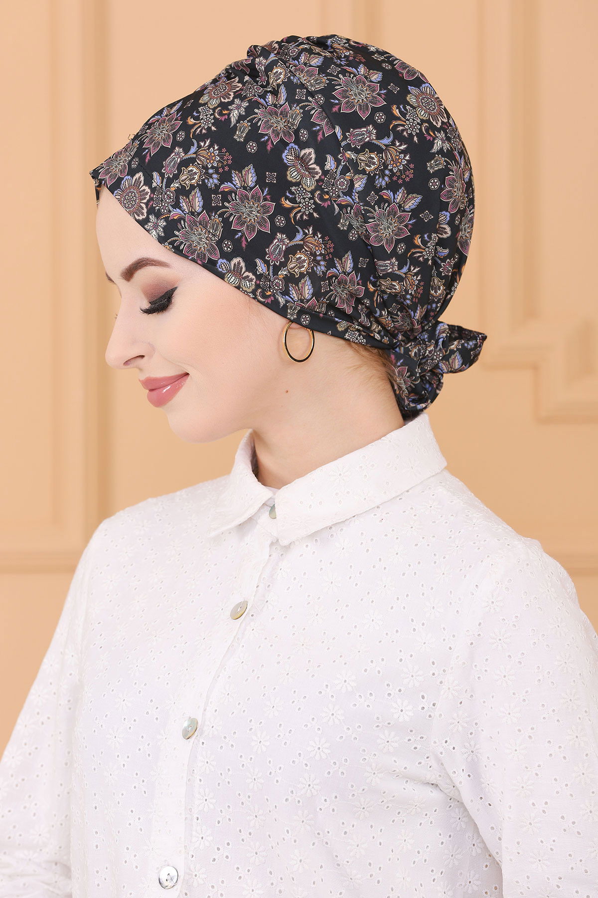DESENLI ESARP Siyah - 30052