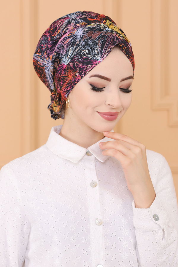 DESENLI ESARP Siyah - 30052 SİYAH