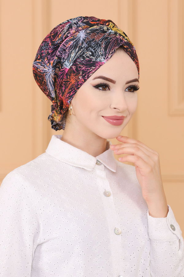 DESENLI ESARP Siyah - 30052 SİYAH