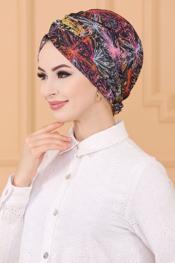 DESENLI ESARP Siyah - 30052 SİYAH