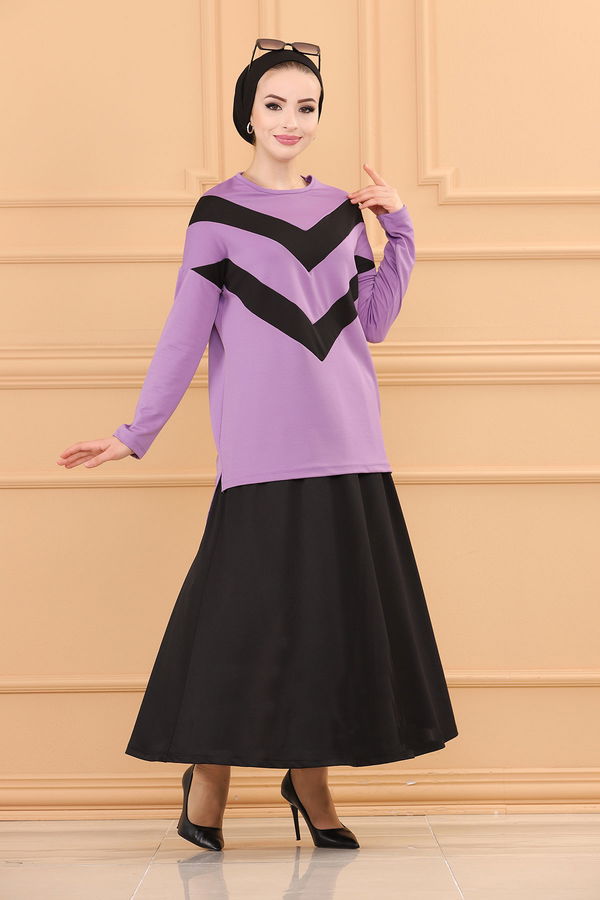 Bluz Etek LILA - 3766 Lila - 3766 LİLA