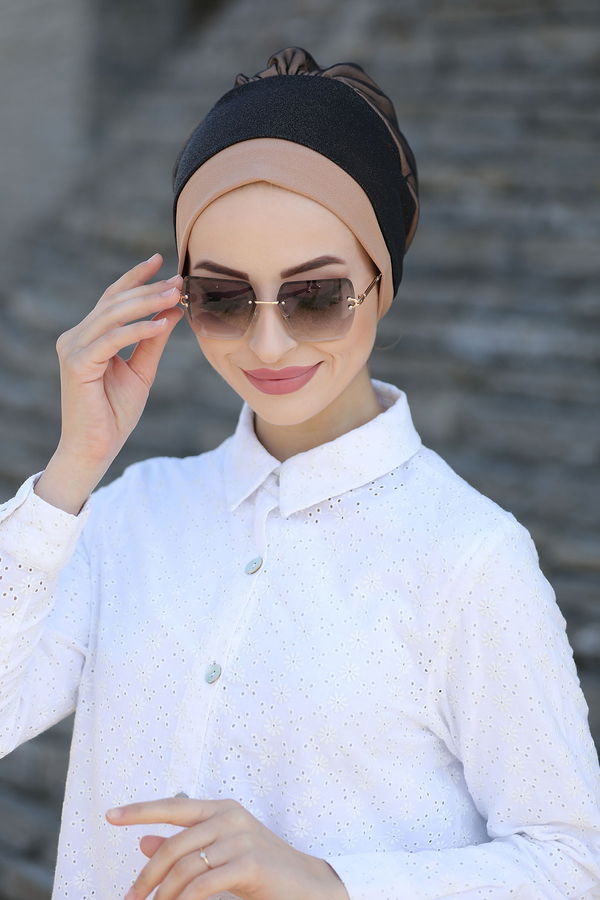 Garnılı Bone Bej - 30064