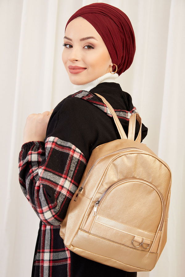Kadın Sarı Sırt Cantası SARI - 20739 - 20739 Sarı