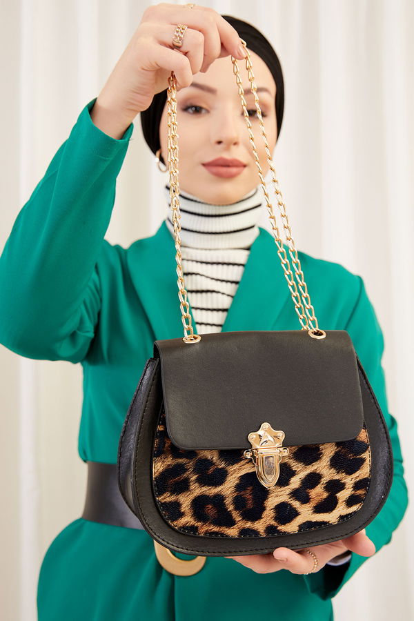 Kadın Kahverengi Canta LEOPAR - 20745 - 20745 KAHVERENGİ