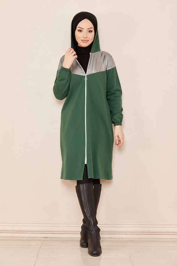 GARNILI TUNIK Yeşil - 3555 YEŞİL