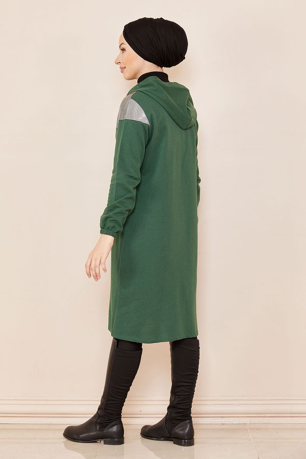 GARNILI TUNIK Yeşil - 3555 YEŞİL