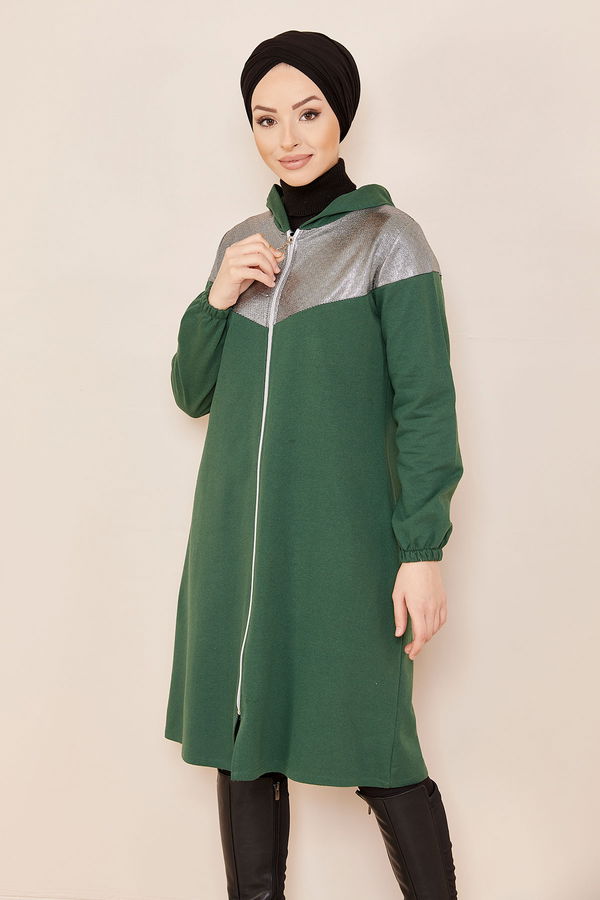 GARNILI TUNIK Yeşil - 3555 YEŞİL
