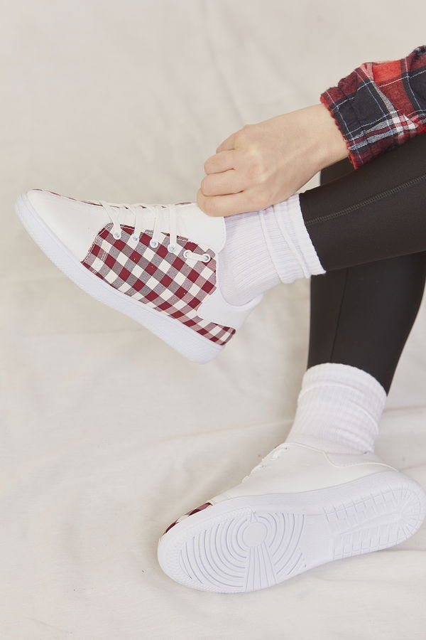 Kadın Bordo SPOR AYAKKABI - 8842 BORDO