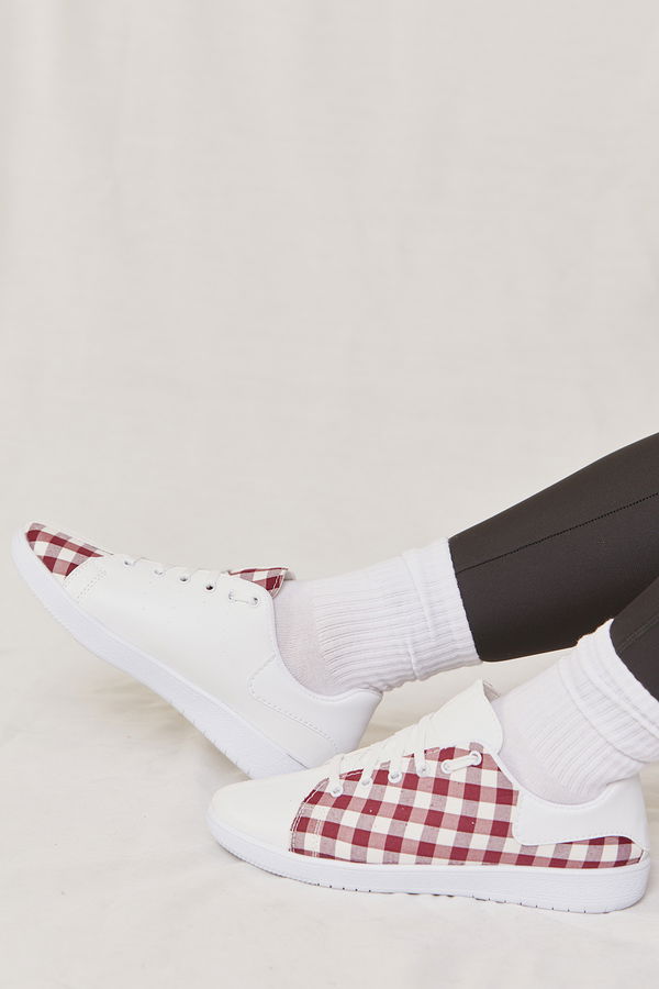 Kadın Bordo SPOR AYAKKABI - 8842 BORDO